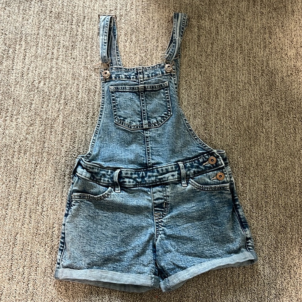 Abercrombie  kids size 9/10blue jean romper